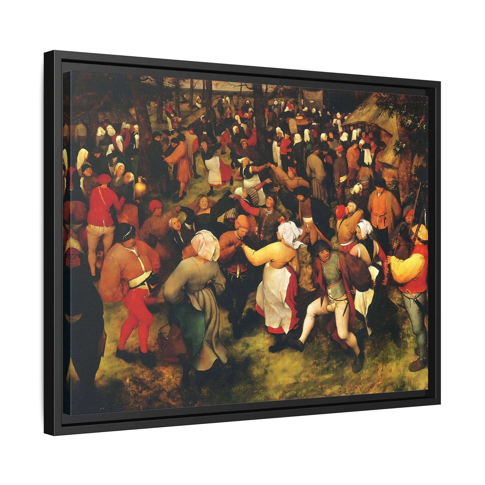 Pieter Bruegel The Elder Canvas Wall Art Wedding Dance Print - YesArtYes
