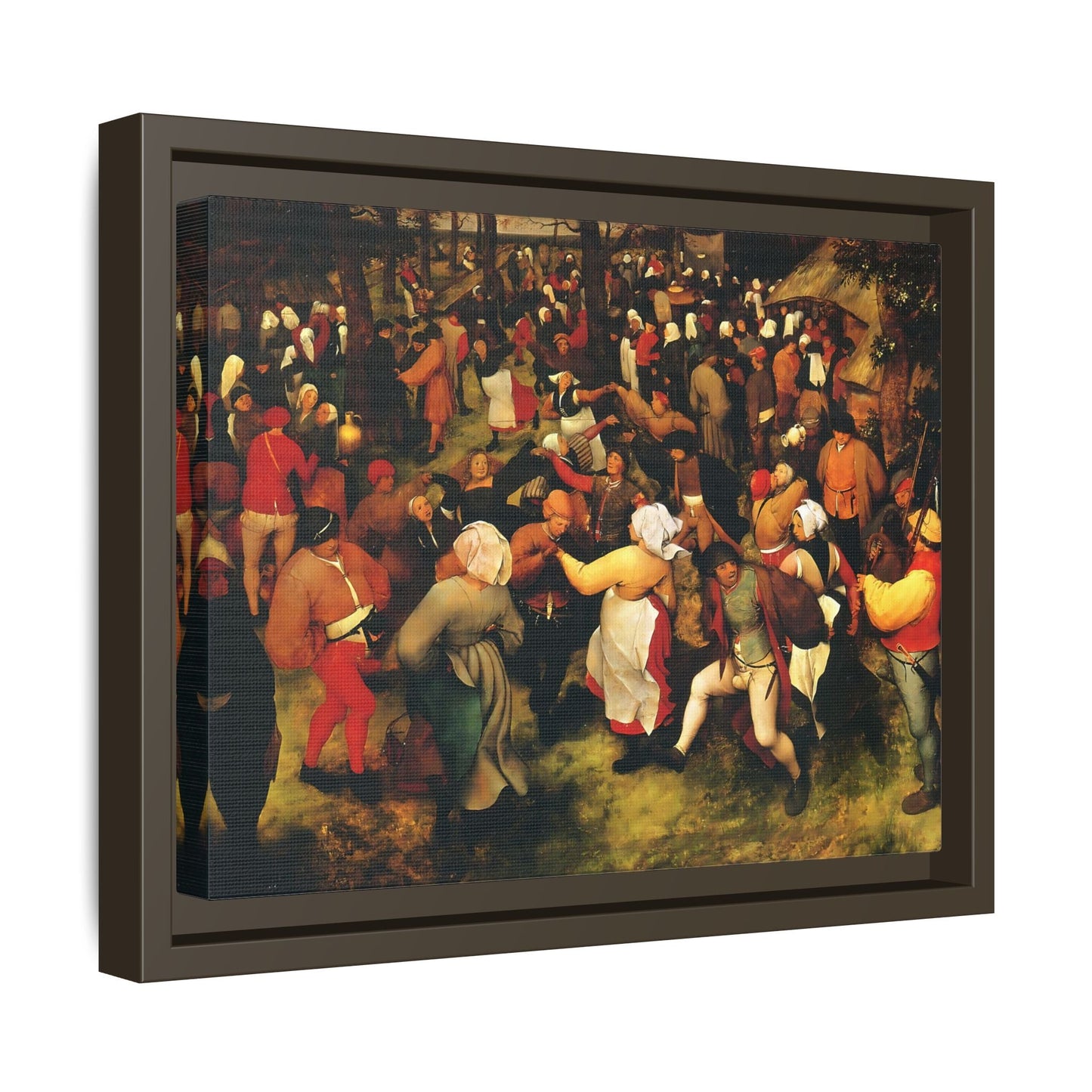Pieter Bruegel The Elder Canvas Wall Art Wedding Dance Print - YesArtYes