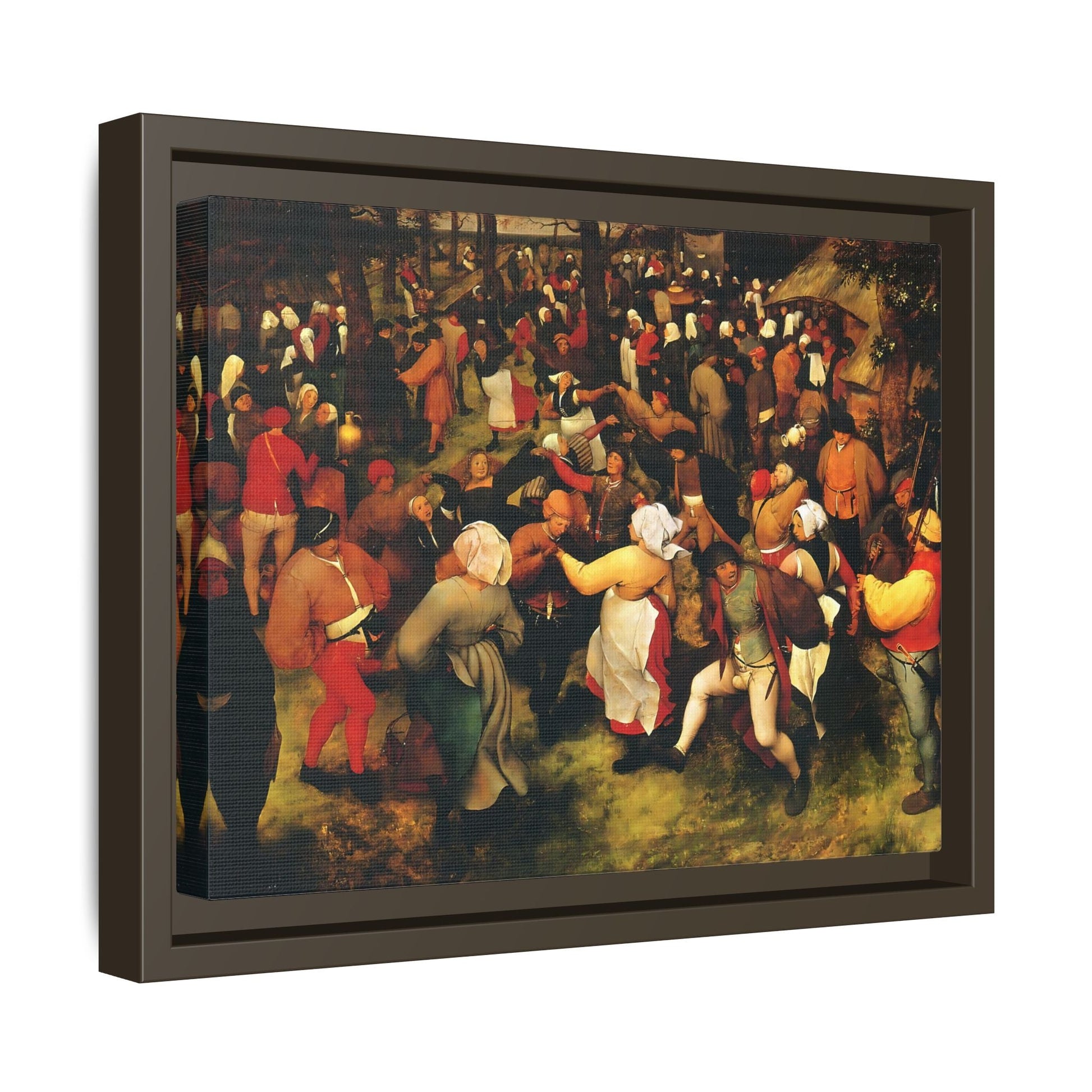 Pieter Bruegel The Elder Canvas Wall Art Wedding Dance Print - YesArtYes