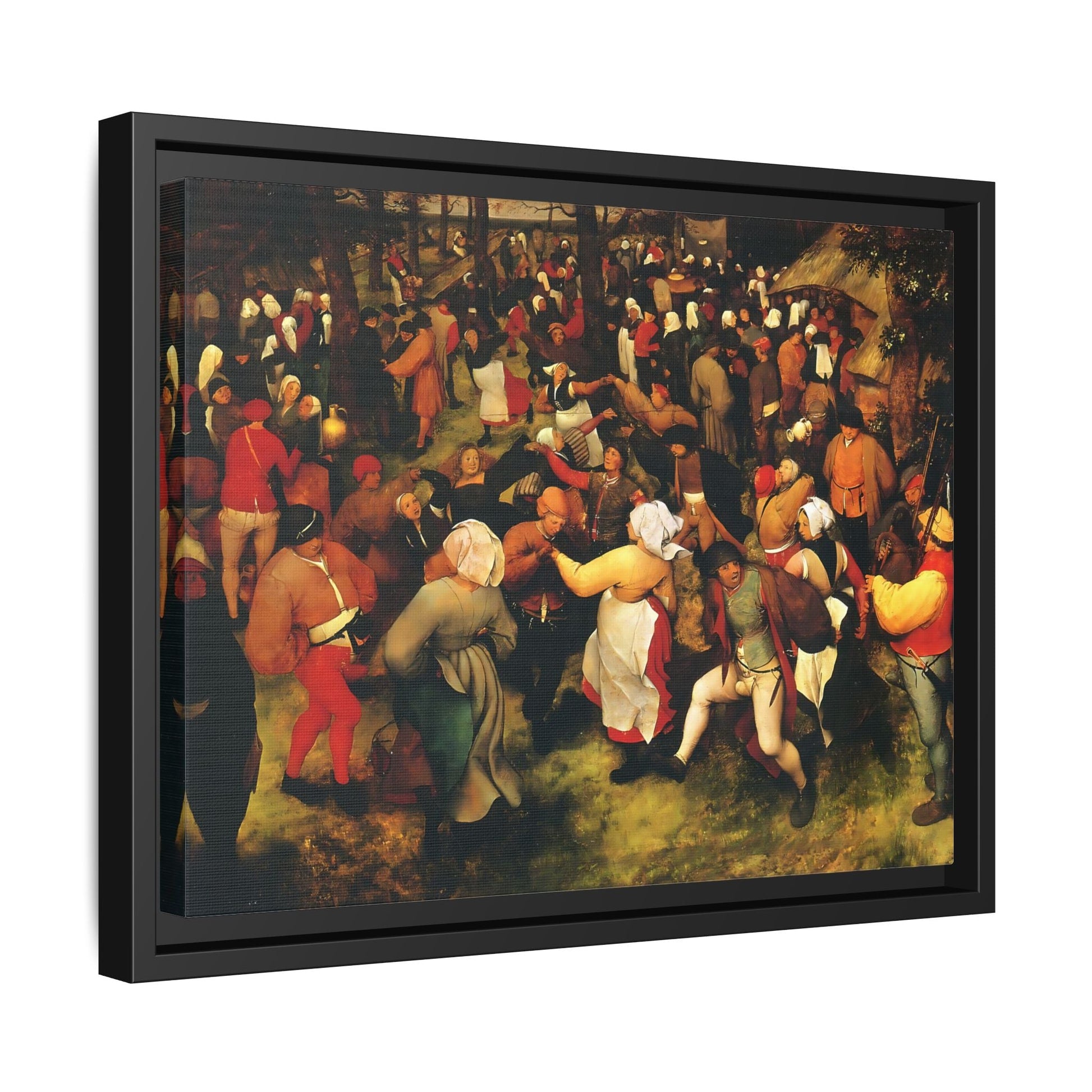 Pieter Bruegel The Elder Canvas Wall Art Wedding Dance Print - YesArtYes