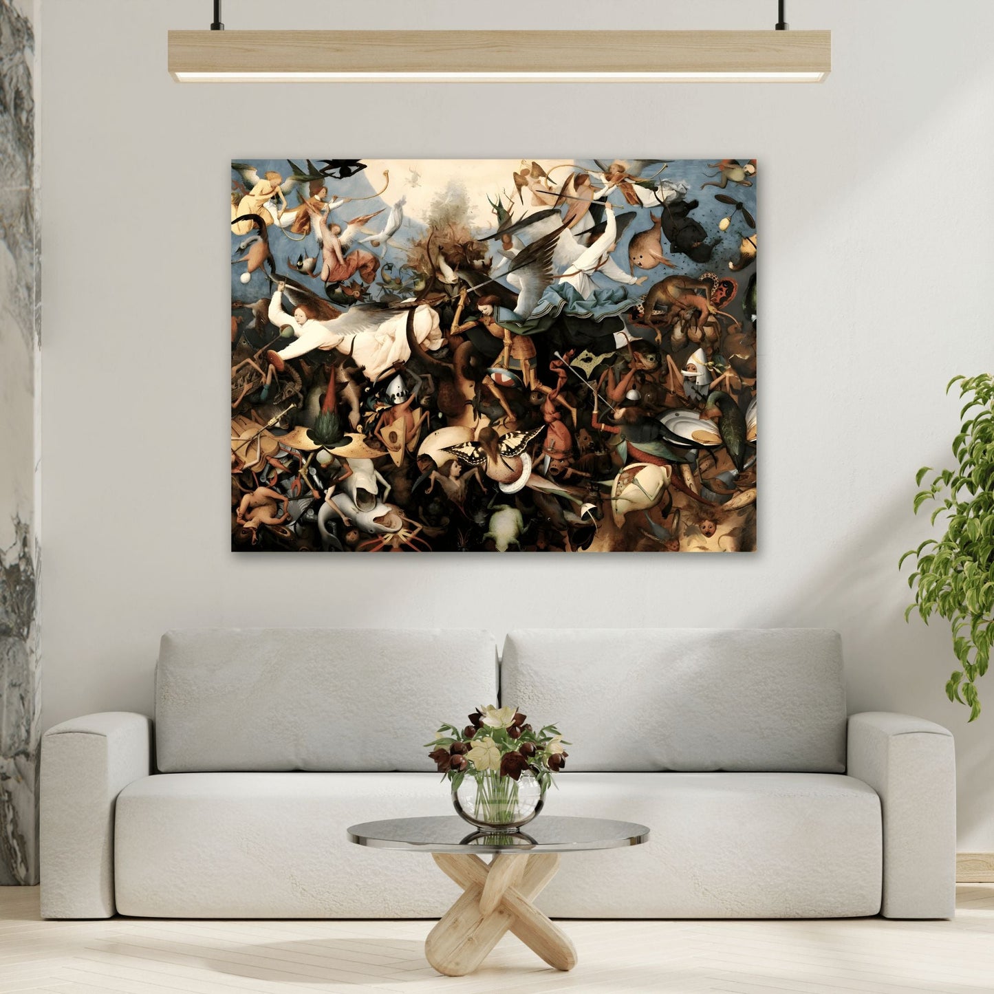 Pieter Bruegel the Elder Fall of the Rebel Angels - Canvas Wall Art Reproduction