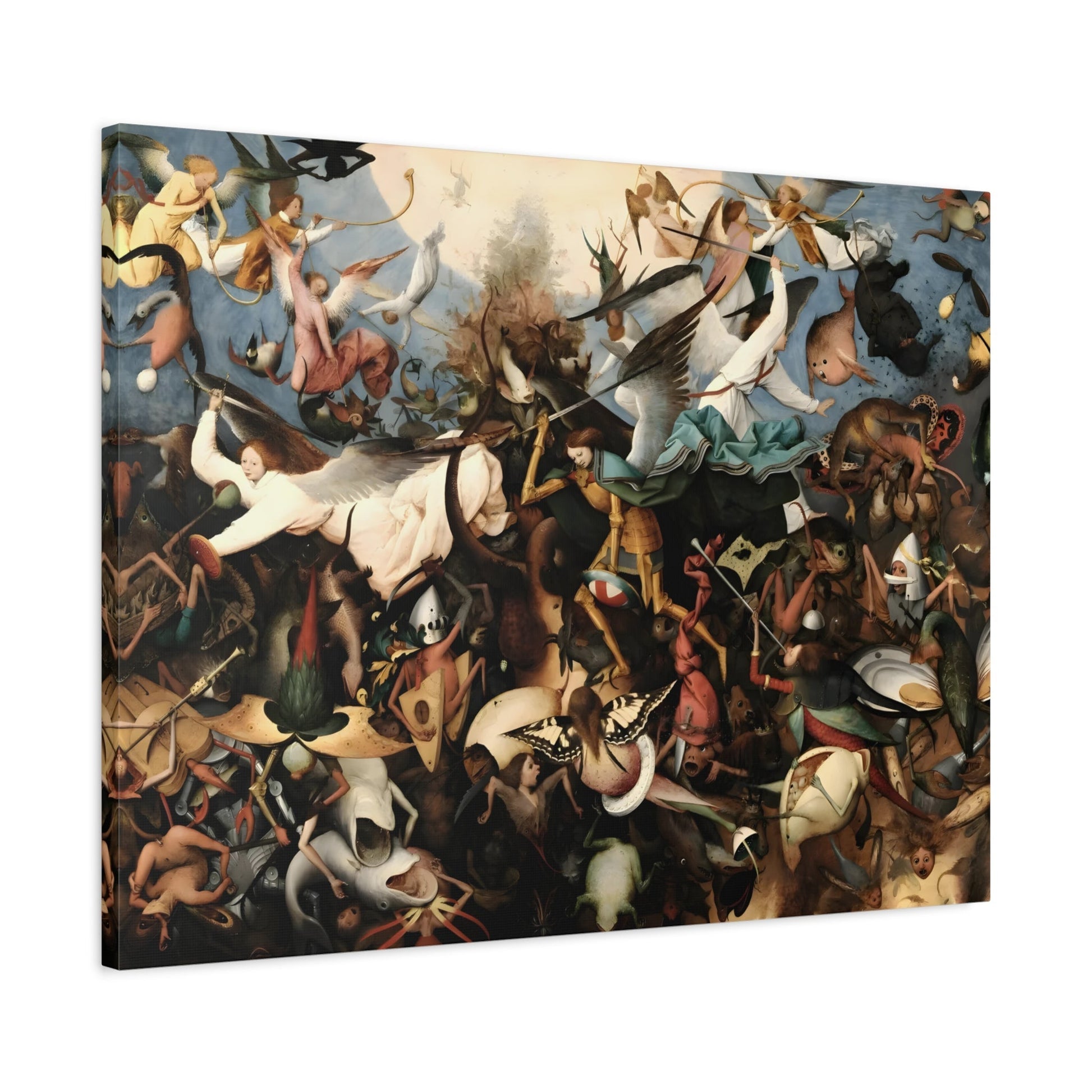 Pieter Bruegel the Elder Fall of the Rebel Angels - Canvas Wall Art Reproduction