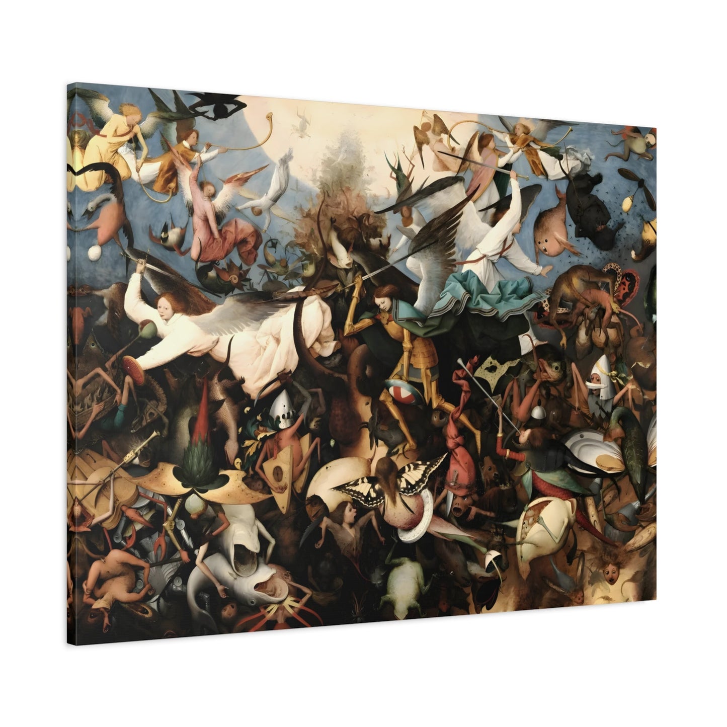 Pieter Bruegel the Elder Fall of the Rebel Angels - Canvas Wall Art Reproduction