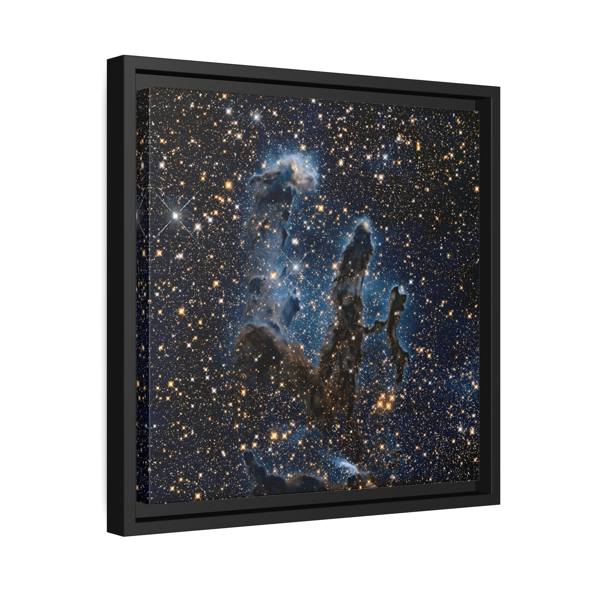 Pillars of Creation Canvas Wall Art Print in Exclusive Frame - NASA Hubble Captures Iconic Picture in Deep Space