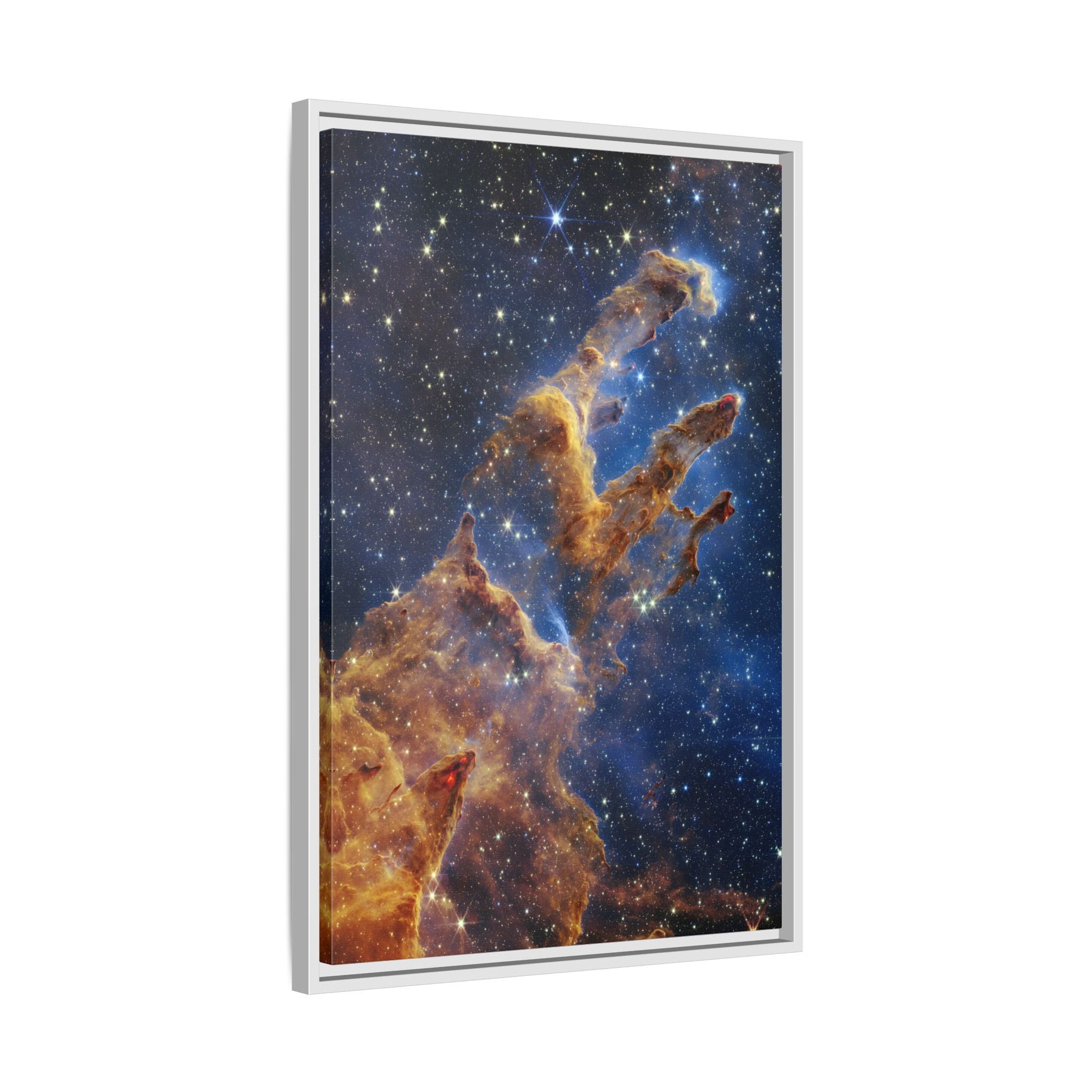 Pillars of Creation Webb Telescope - NASA Canvas Wall Art Print - YesArtYes