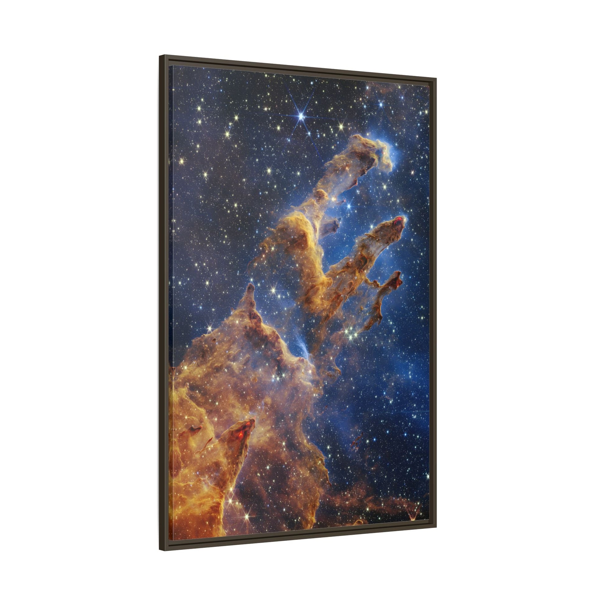 Pillars of Creation Webb Telescope - NASA Canvas Wall Art Print - YesArtYes