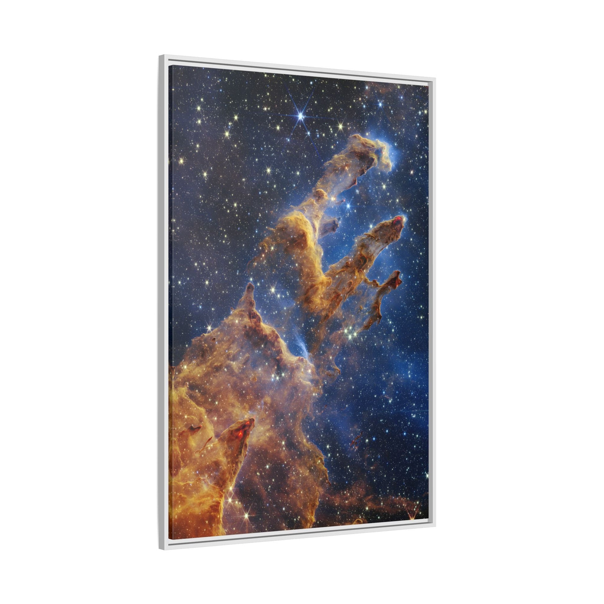 Pillars of Creation Webb Telescope - NASA Canvas Wall Art Print - YesArtYes