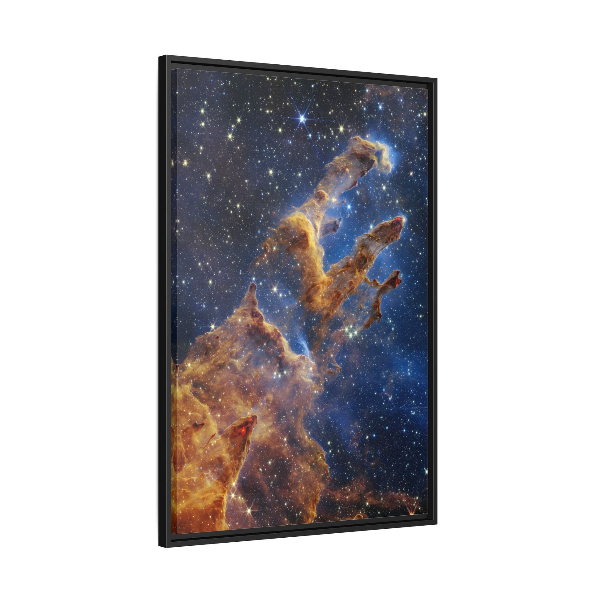 Pillars of Creation Webb Telescope - NASA Canvas Wall Art Print - YesArtYes