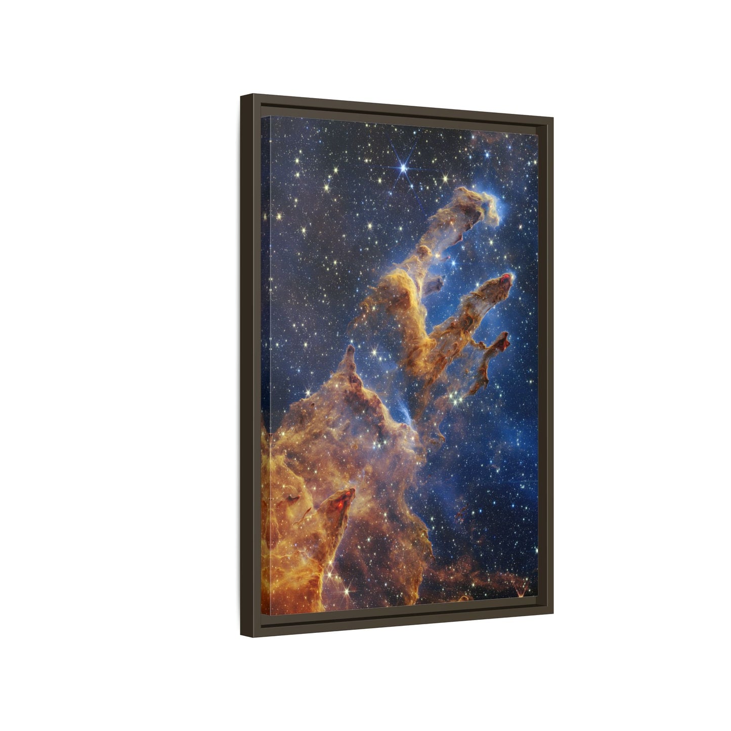 Pillars of Creation Webb Telescope - NASA Canvas Wall Art Print - YesArtYes