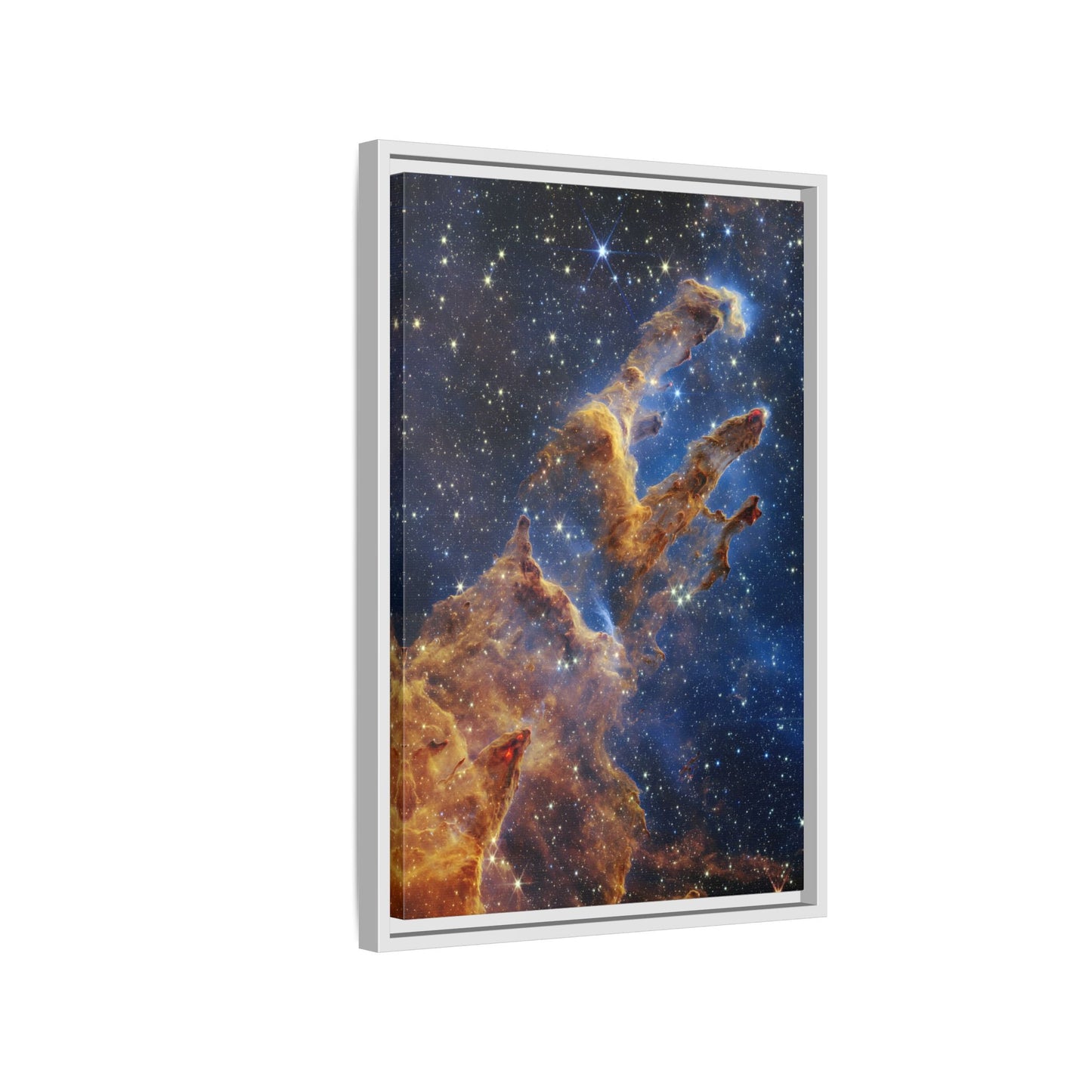 Pillars of Creation Webb Telescope - NASA Canvas Wall Art Print - YesArtYes