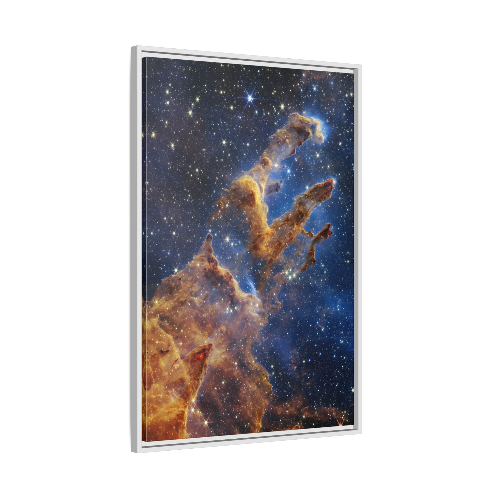 Pillars of Creation Webb Telescope - NASA Canvas Wall Art Print - YesArtYes