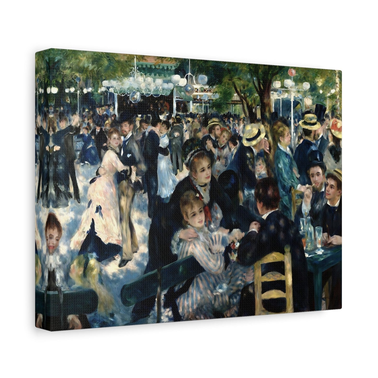 Ramon Casas Dance at Le Moulin de la Galette - Canvas Wall Art Print