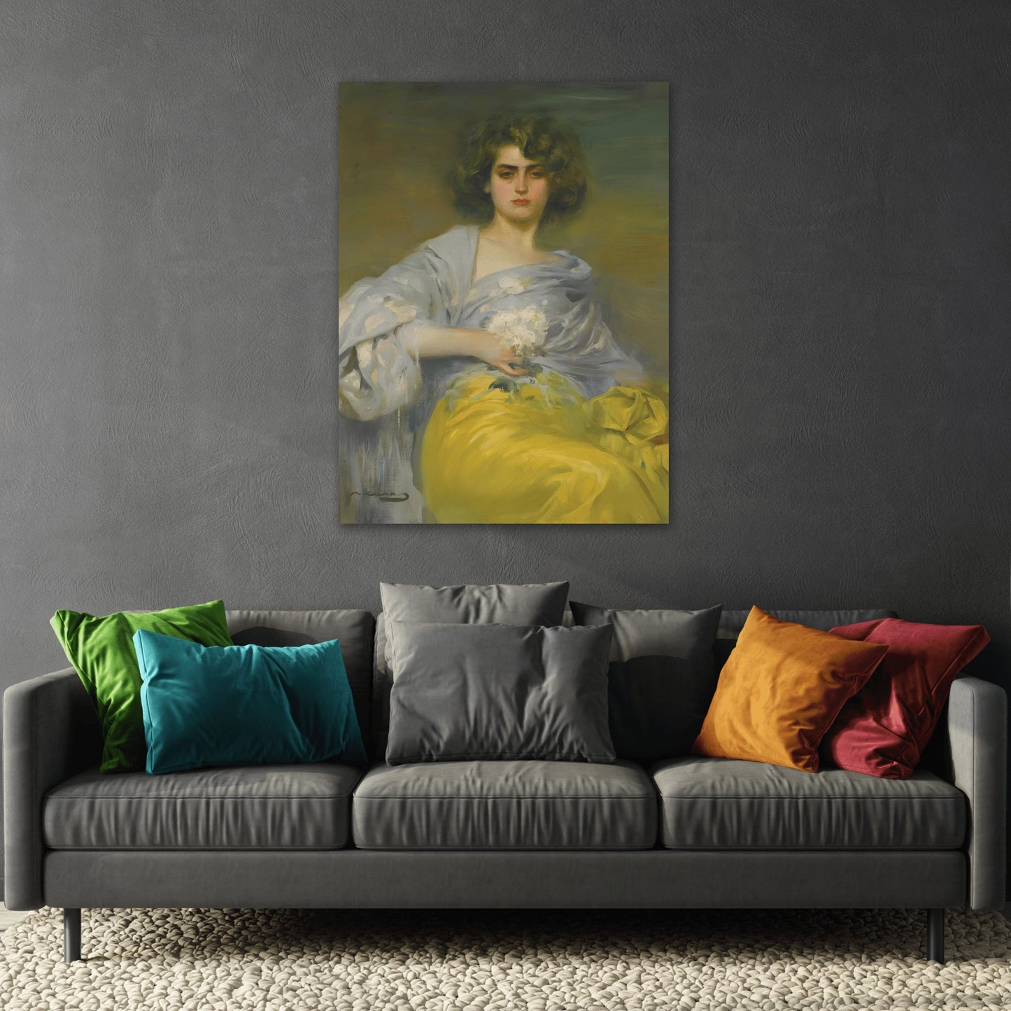 Ramon Casas Julia - Canvas Wall Art Print Reproduction