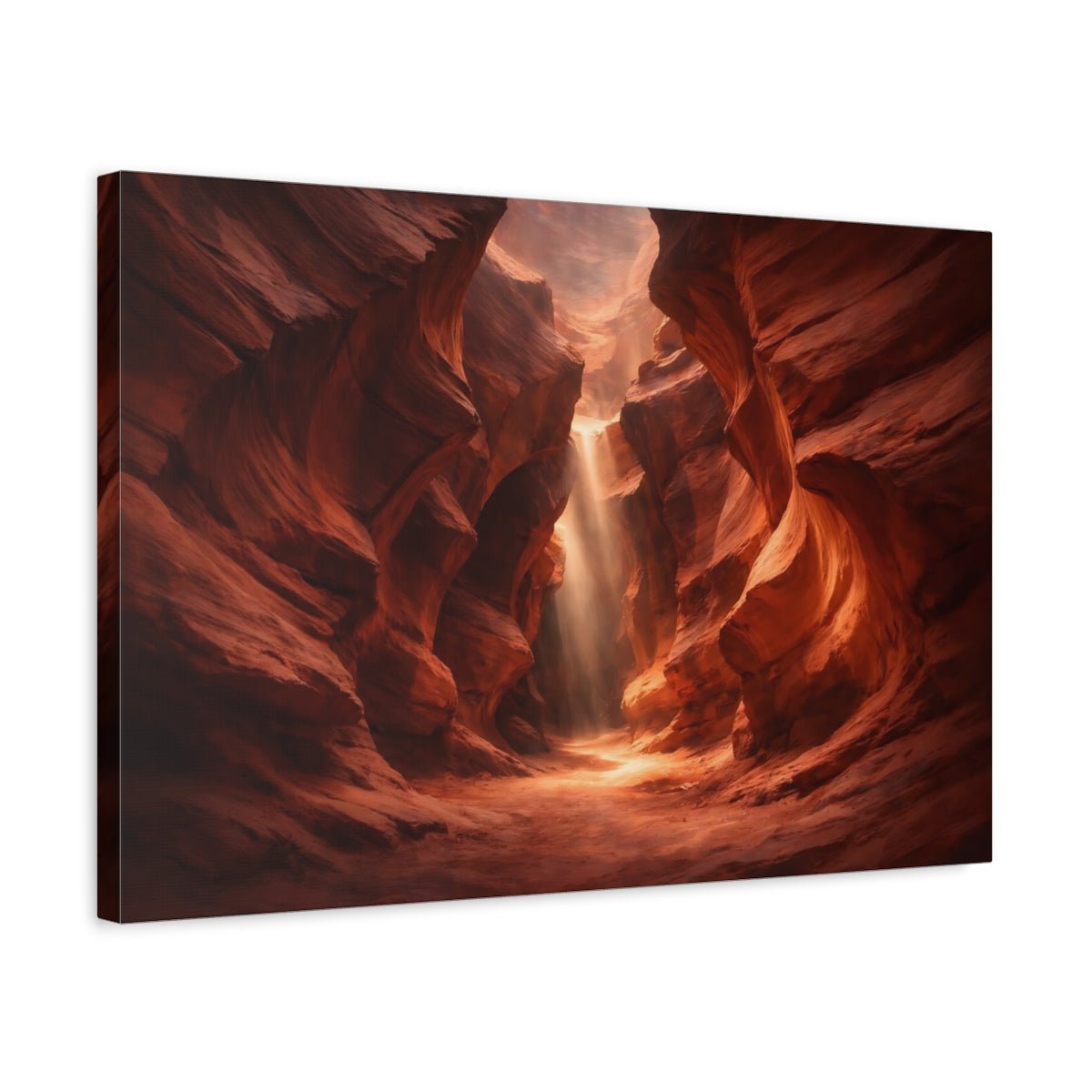 Red Canyon Slot Nature - Canvas Wall Art Print - YesArtYes