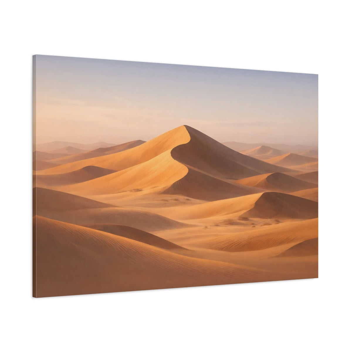 Refined Texture Desert Dunes shown as stretched canvas wall art