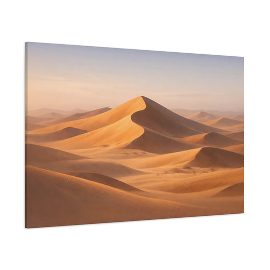 Refined Texture Desert Dunes shown as stretched canvas wall art