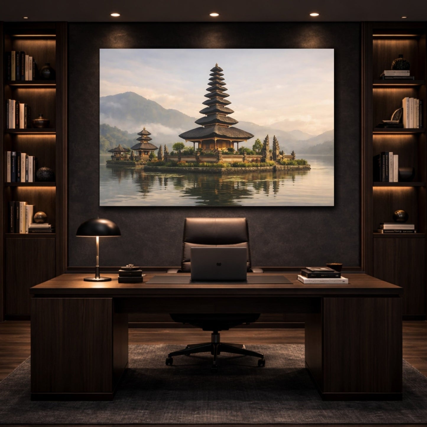 Religious Temple Balinese - Canvas Wall Art Print - YesArtYes