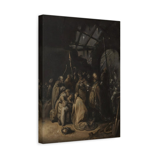 Rembrandt Adoration of the Kings - Canvas Wall Art Print