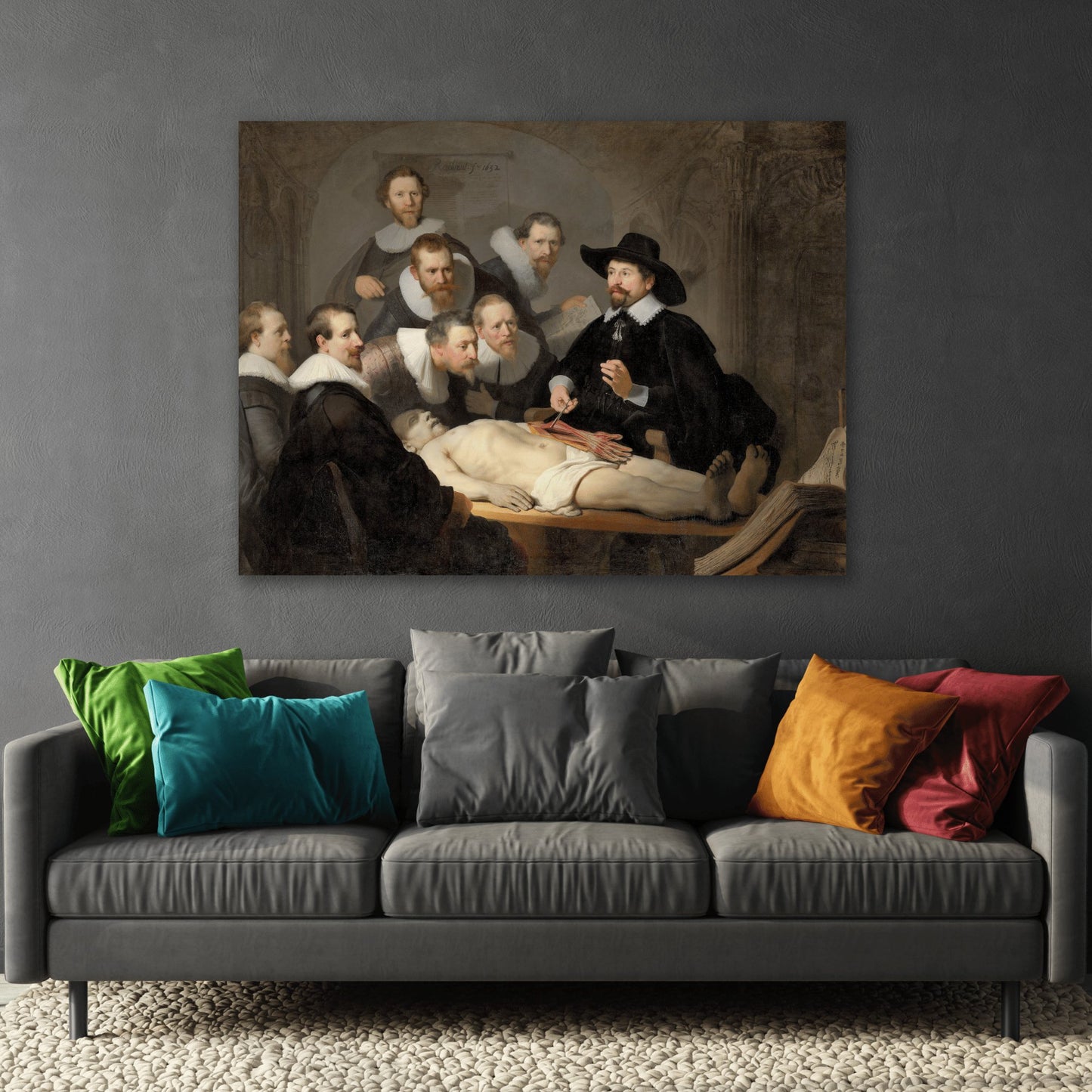 Rembrandt Anatomy Lesson - Canvas Wall Art Print Reproduction