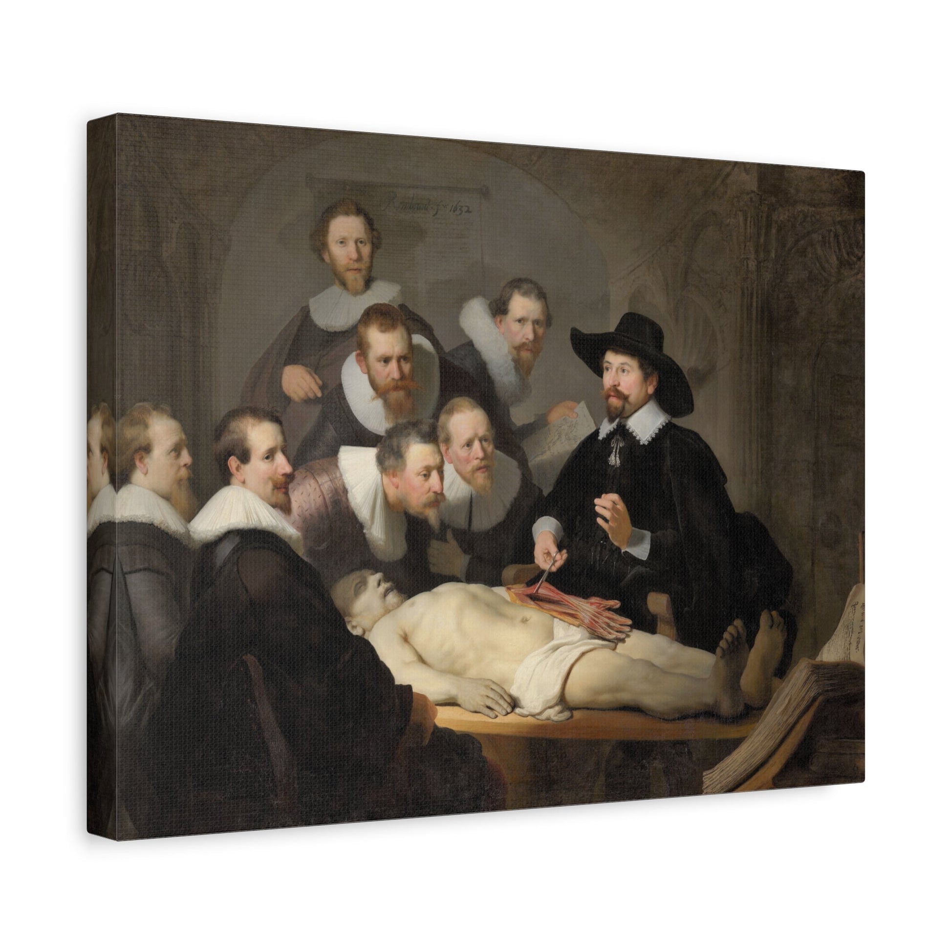 Rembrandt Anatomy Lesson - Canvas Wall Art Print Reproduction