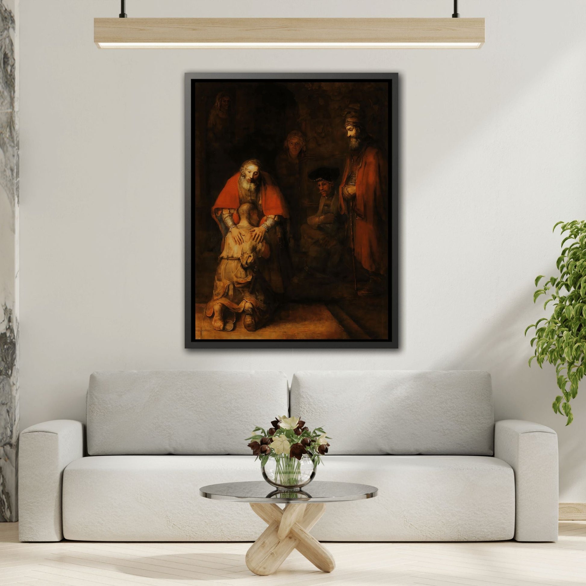 Rembrandt Apostle Paul - Framed Canvas Art Reproduction