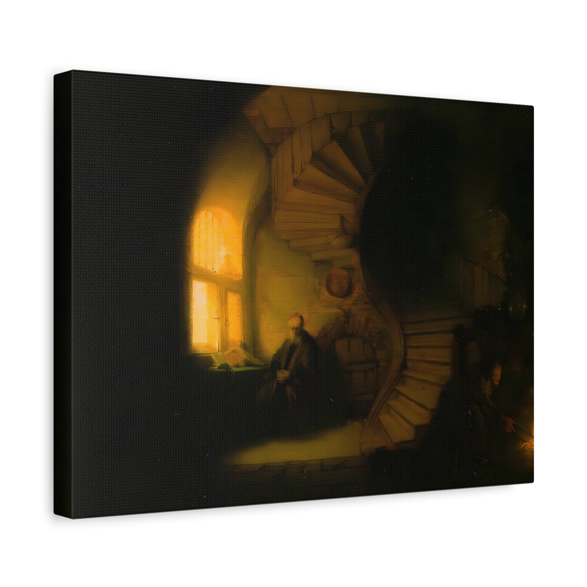 Rembrandt Canvas Wall Art Print - Philosopher in Meditation Reproduction - YesArtYes