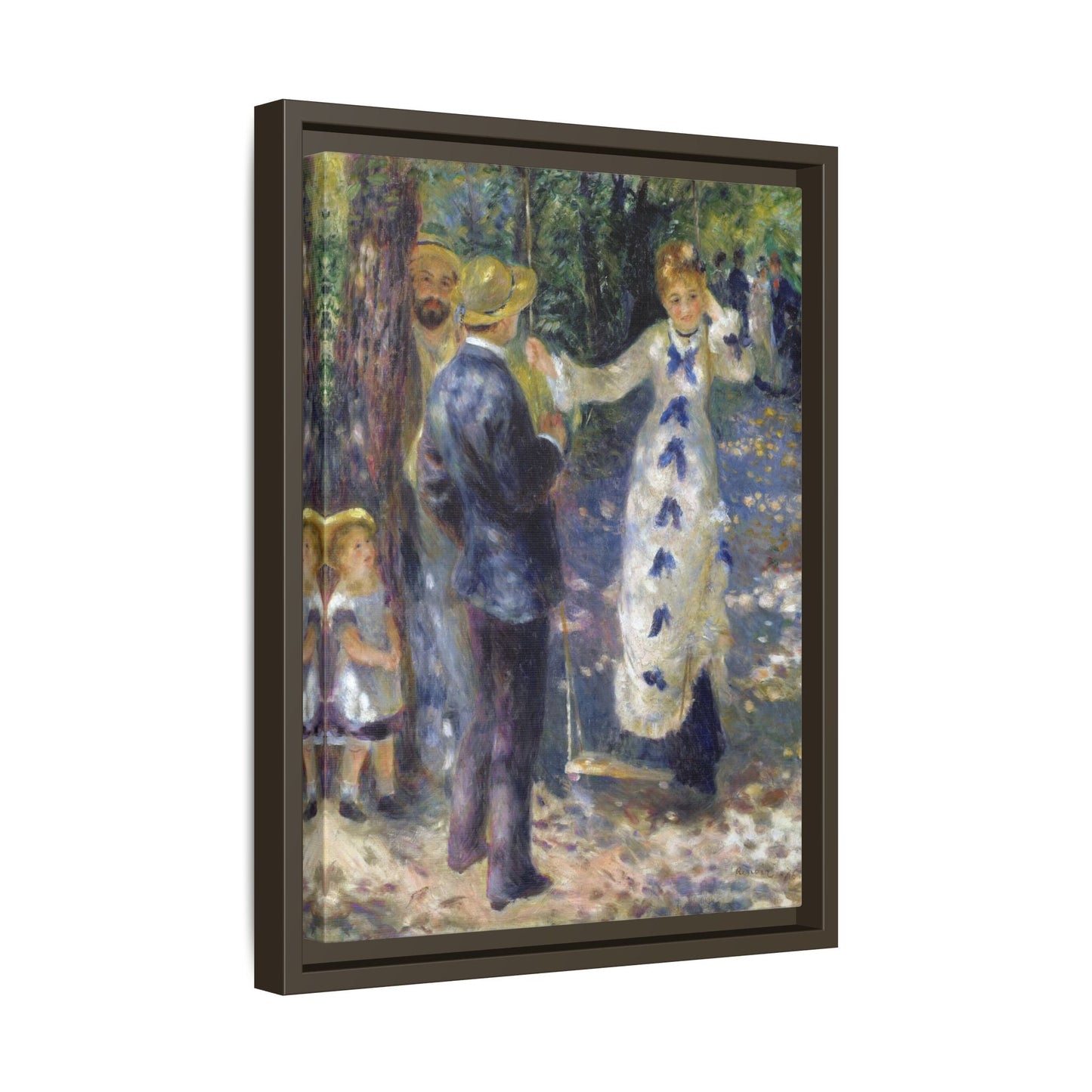 Renoir Swing Canvas Wall Art Prints - Reproduction in Exclusive Frame