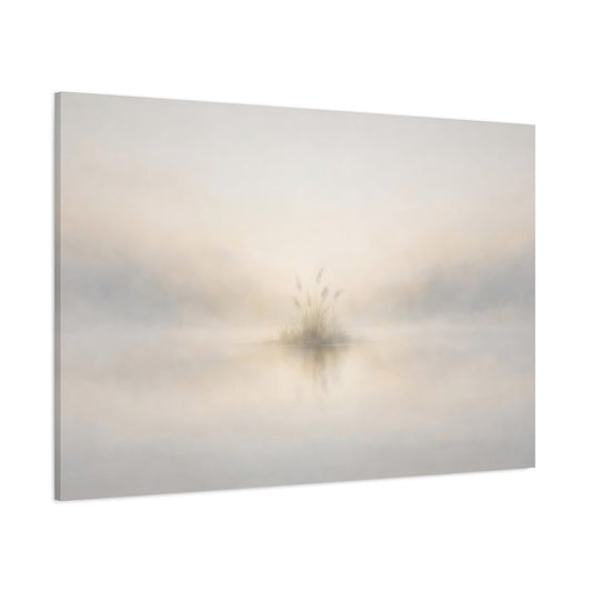 Scandi Light Lemur Reeds Nature - Canvas Wall Art Print - YesArtYes