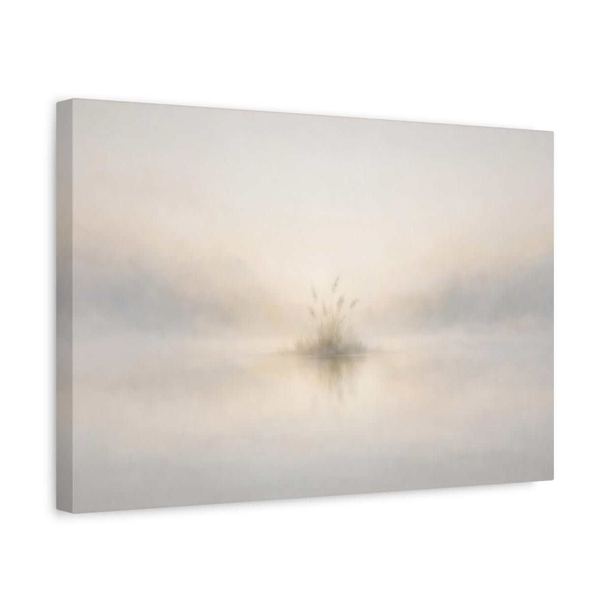 Scandi Light Lemur Reeds Nature - Canvas Wall Art Print - YesArtYes
