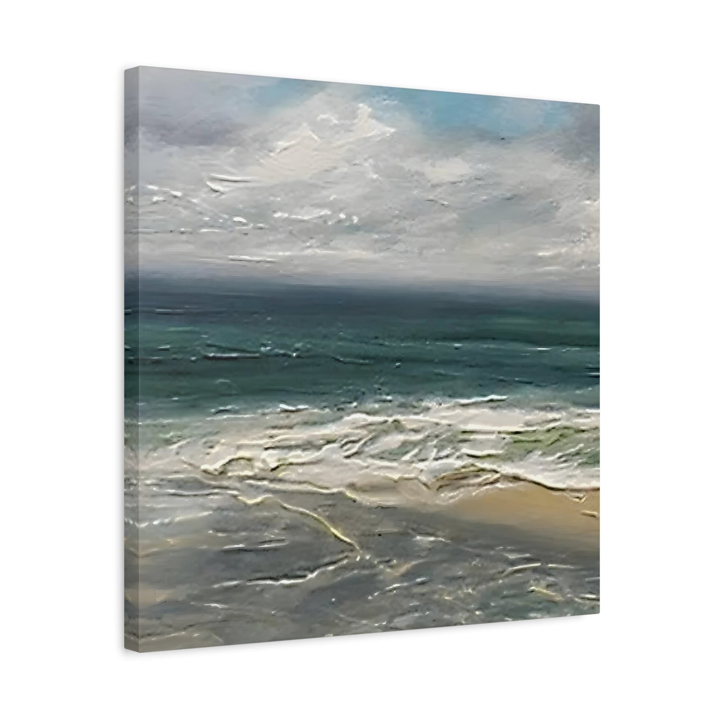 Seascape Ocean Canvas Art - Coastal Beach Wall Decor - YesArtYes