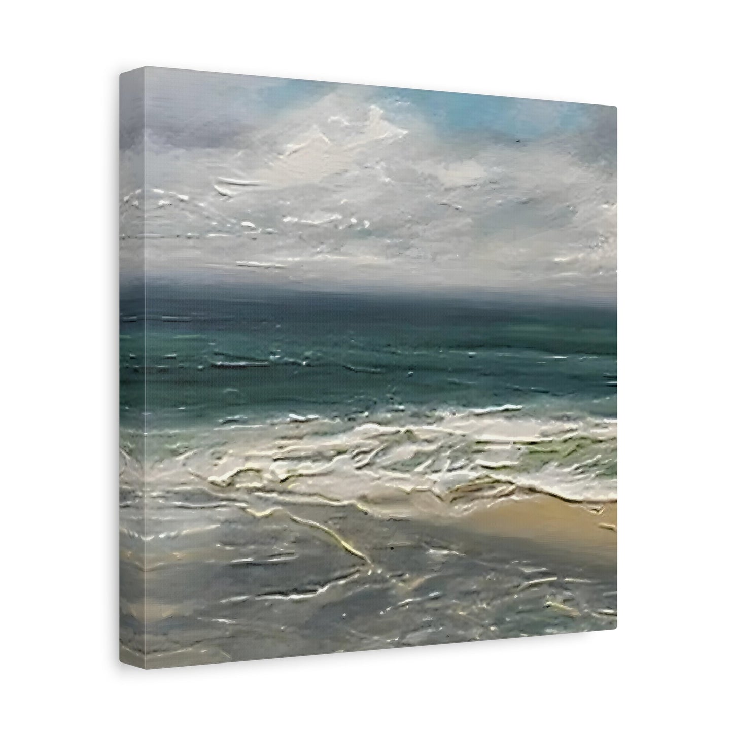 Seascape Ocean Canvas Art - Coastal Beach Wall Decor - YesArtYes