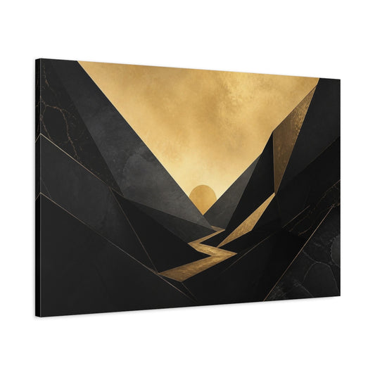 Main Mockup. Secret Gold Valley shown as canvas print