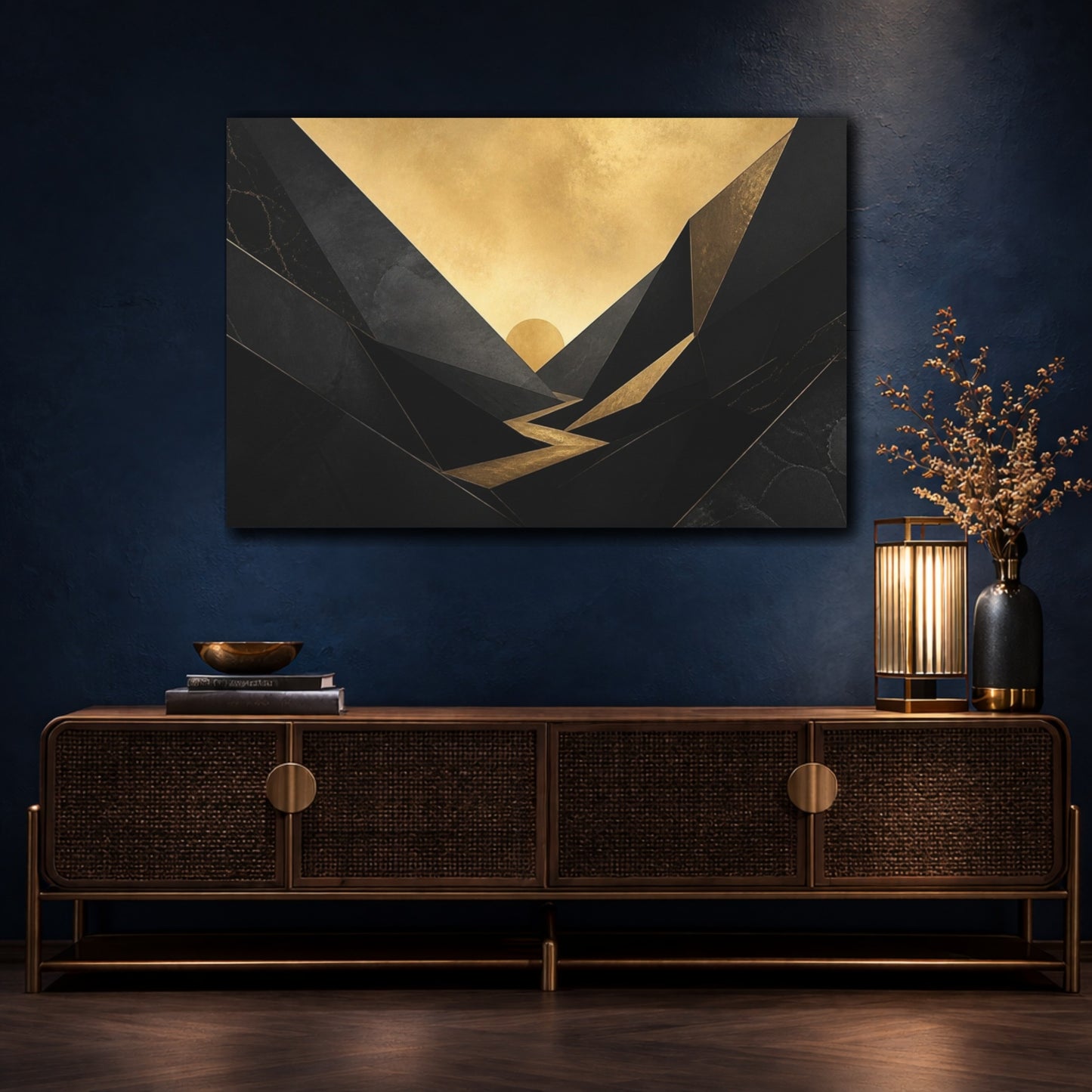 Mockup 4. Secret Gold Valley shown as canvas print