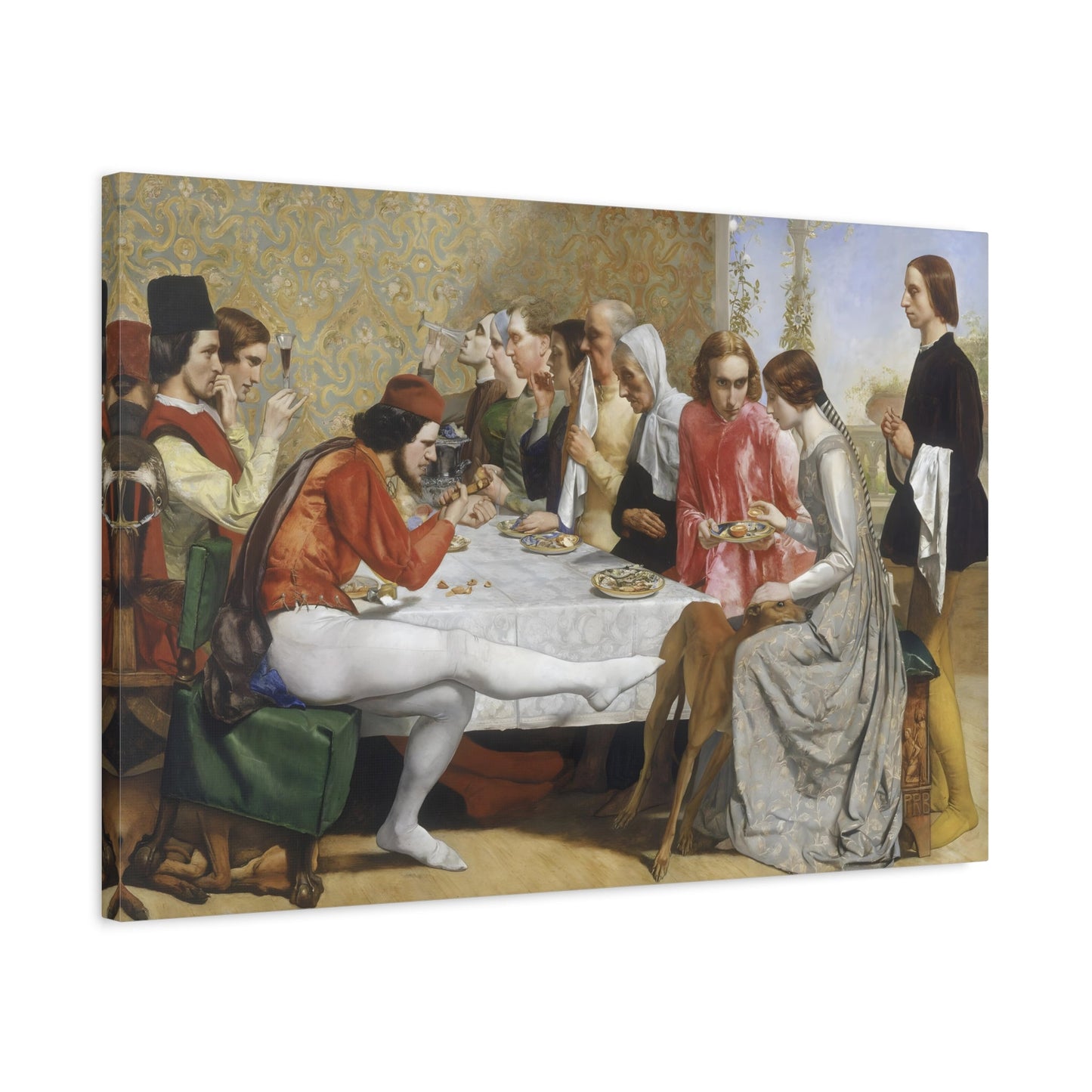 Sir John Everett Millais Isabella - Canvas Wall Art Print Reproduction