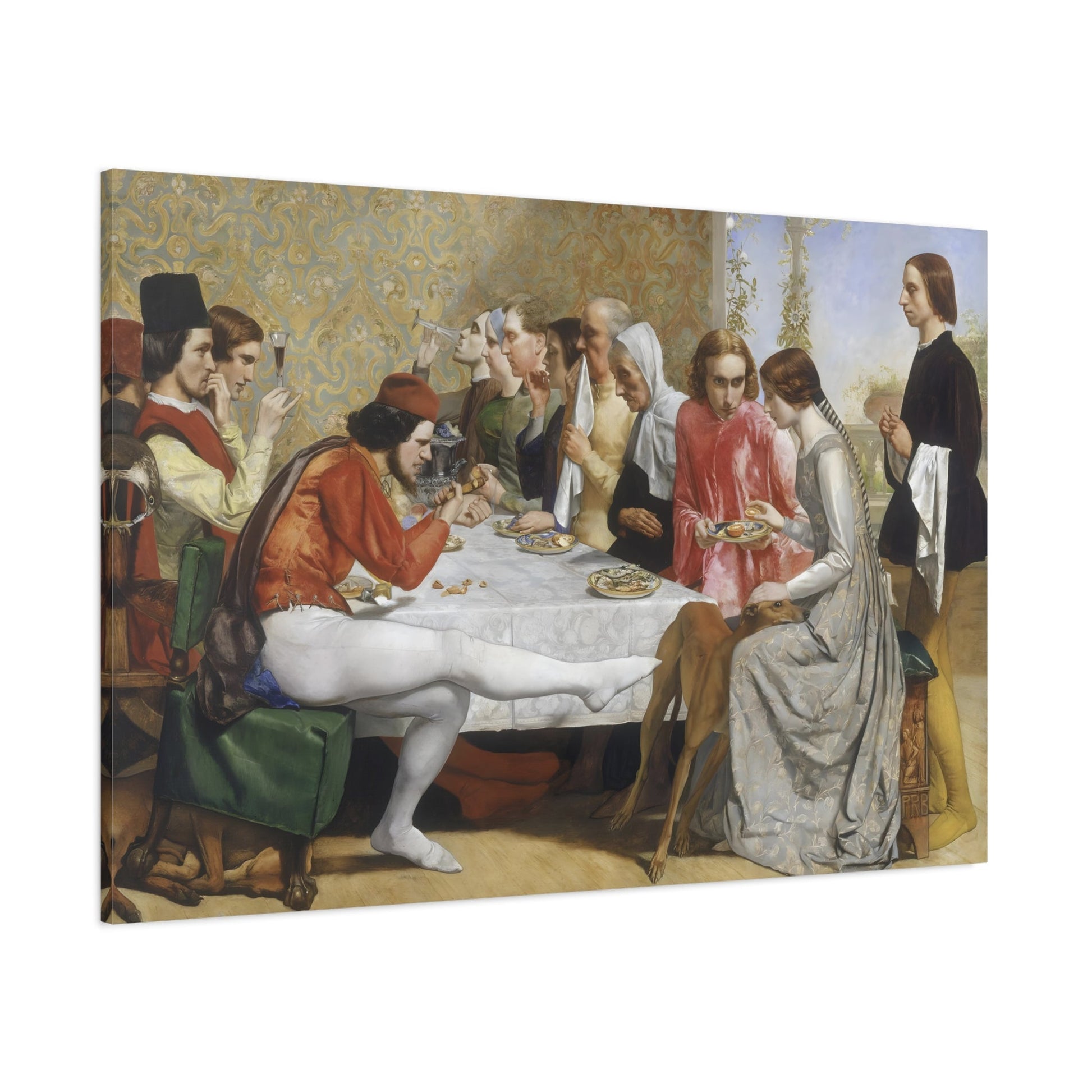 Sir John Everett Millais Isabella - Canvas Wall Art Print Reproduction