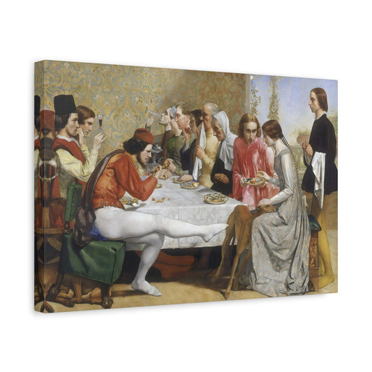 Sir John Everett Millais Isabella - Canvas Wall Art Print Reproduction