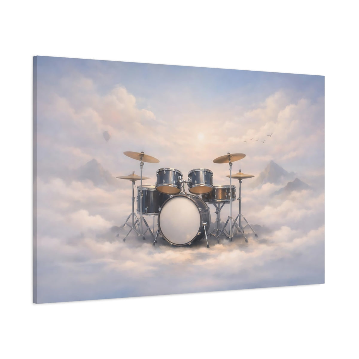Soft Dreamscape Drum Set shown as stretched canvas wall art