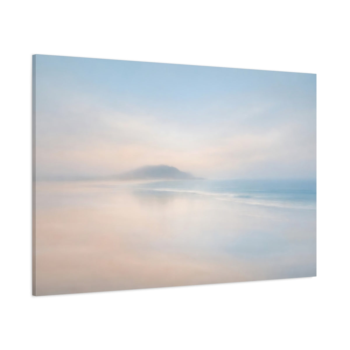 Soft Dreamscape Landscape Beach shown as stretched canvas wall art