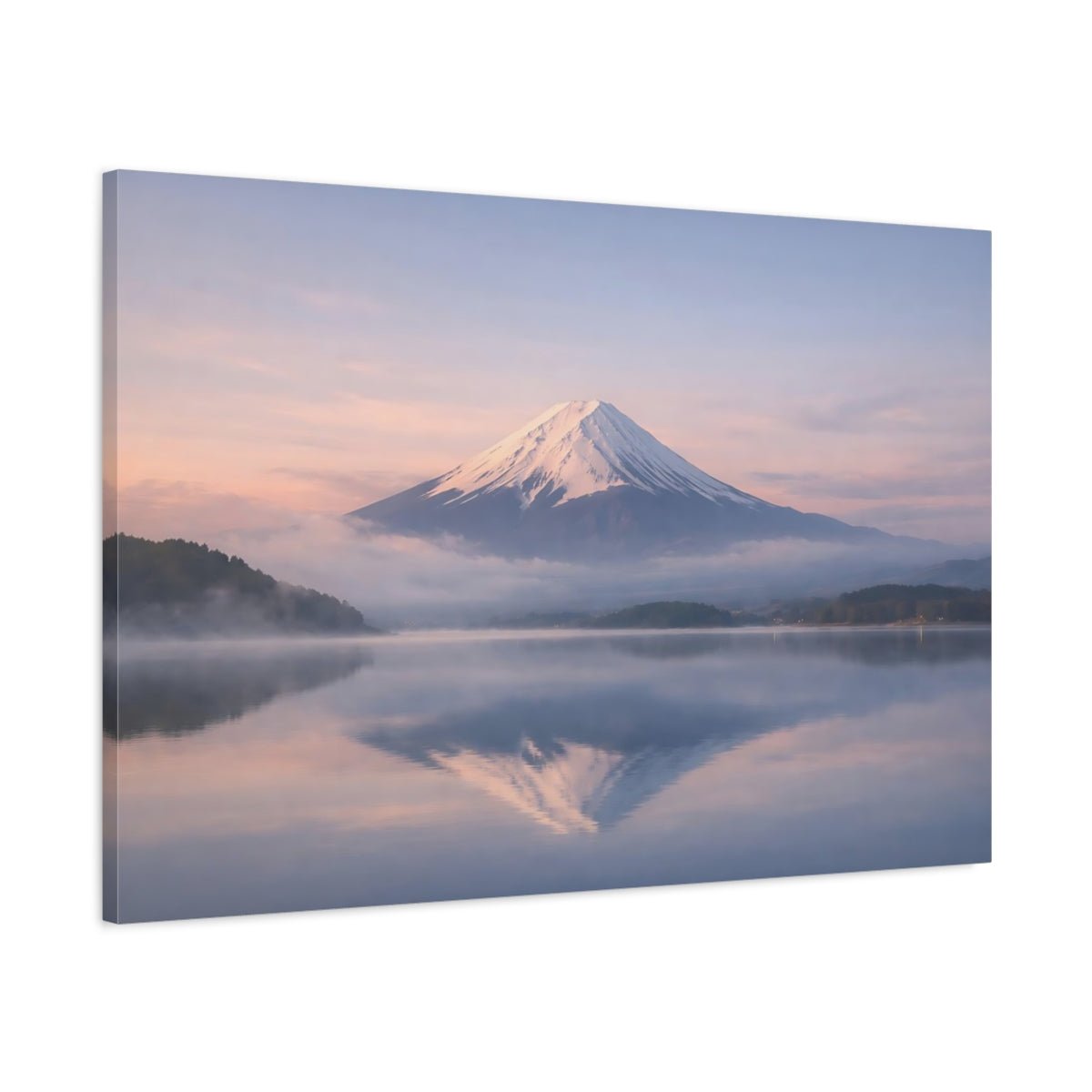 Soft Dreamscape Mount Fuji Nature - Canvas Wall Art Print - YesArtYes