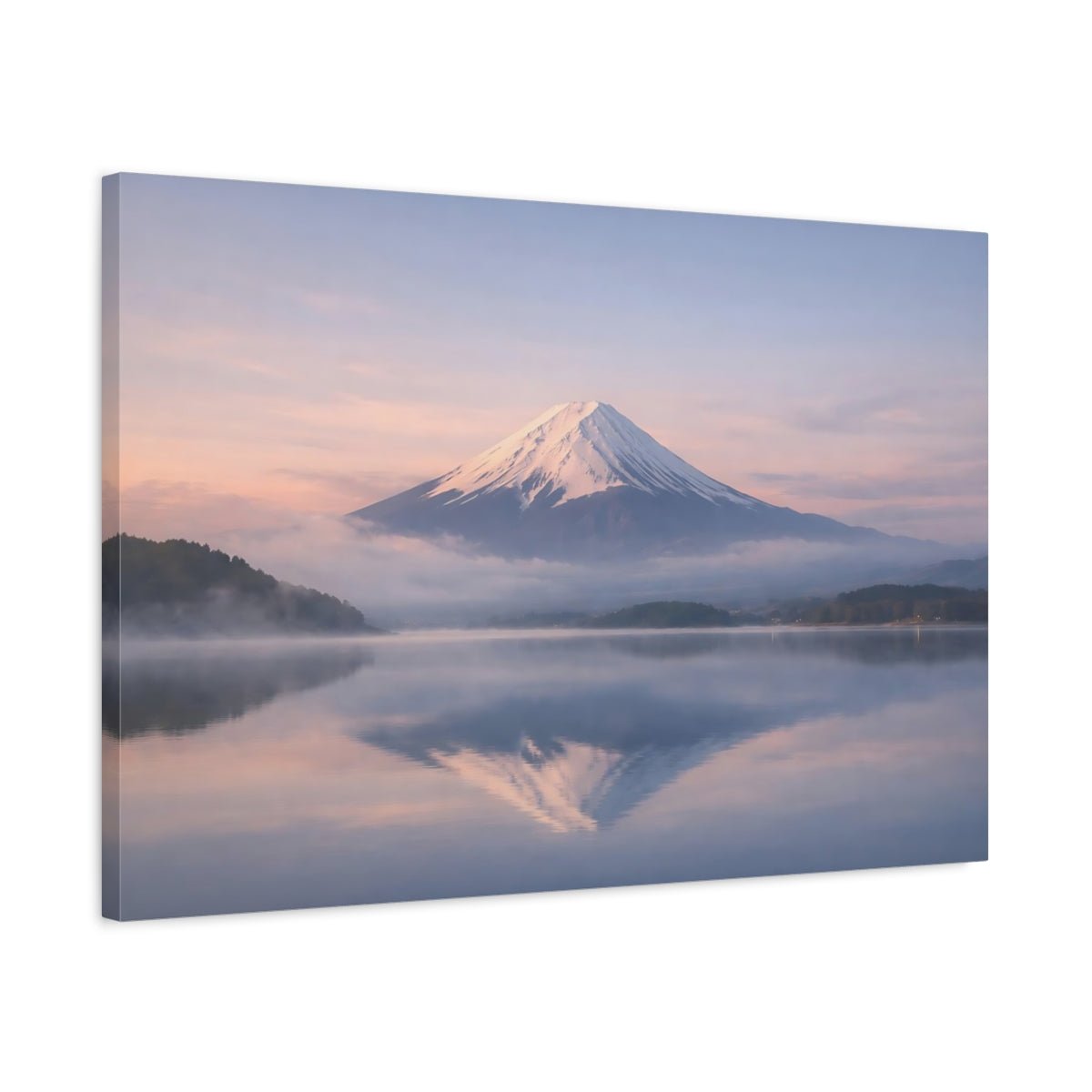 Soft Dreamscape Mount Fuji Nature - Canvas Wall Art Print - YesArtYes