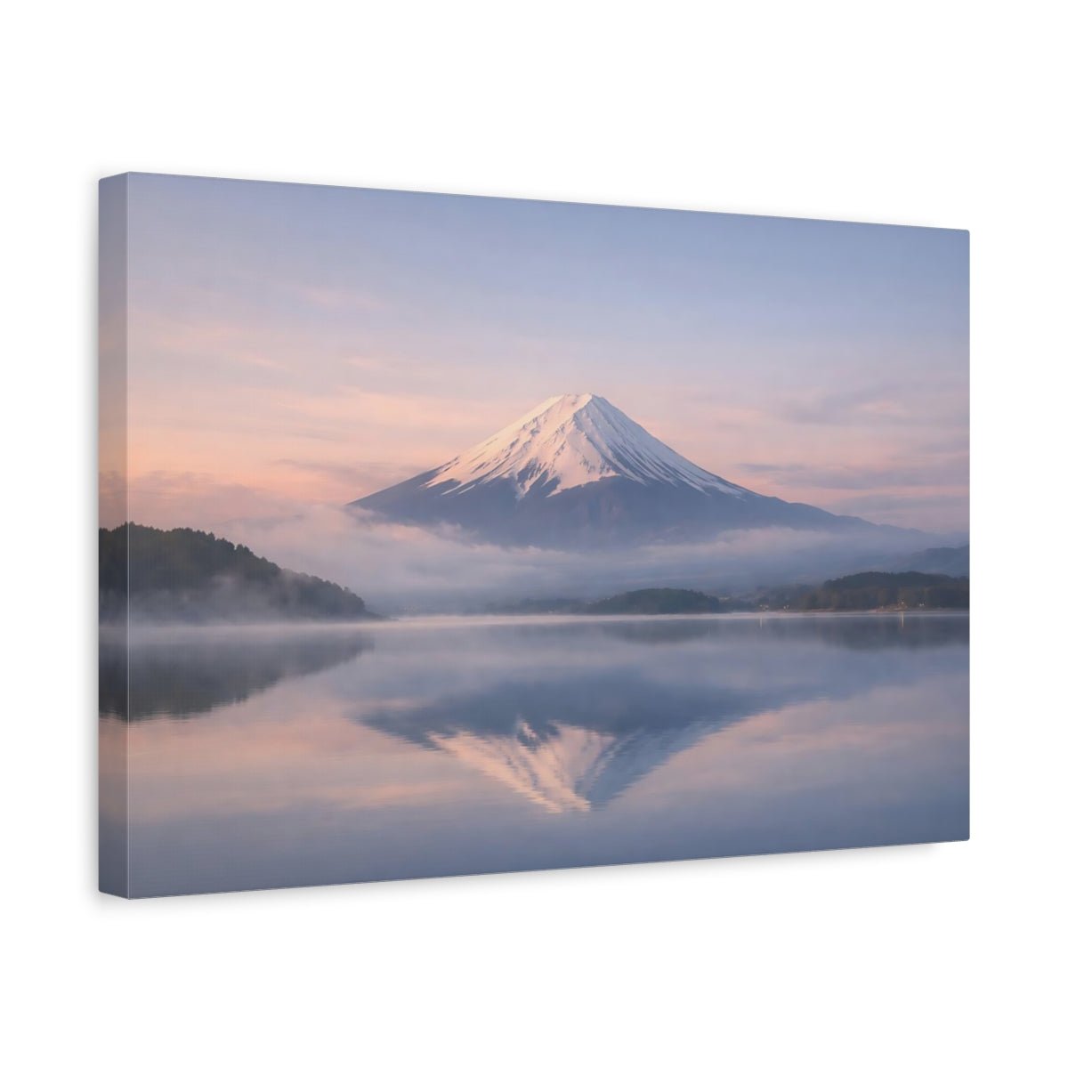 Soft Dreamscape Mount Fuji Nature - Canvas Wall Art Print - YesArtYes