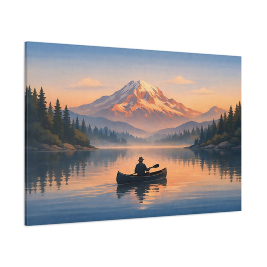 Soft Matte Travel Posters shown as stretched canvas wall art