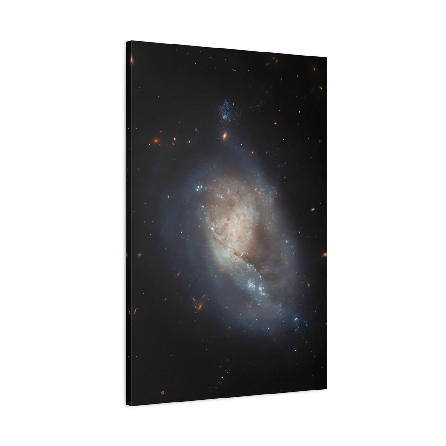 Spiral Galaxy Splendor Wall Art - Cosmic NASA Masterpiece Canvas Print