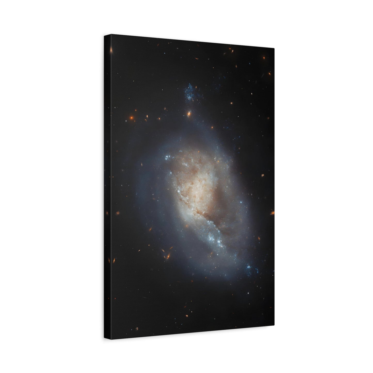 Spiral Galaxy Splendor Wall Art - Cosmic NASA Masterpiece Canvas Print