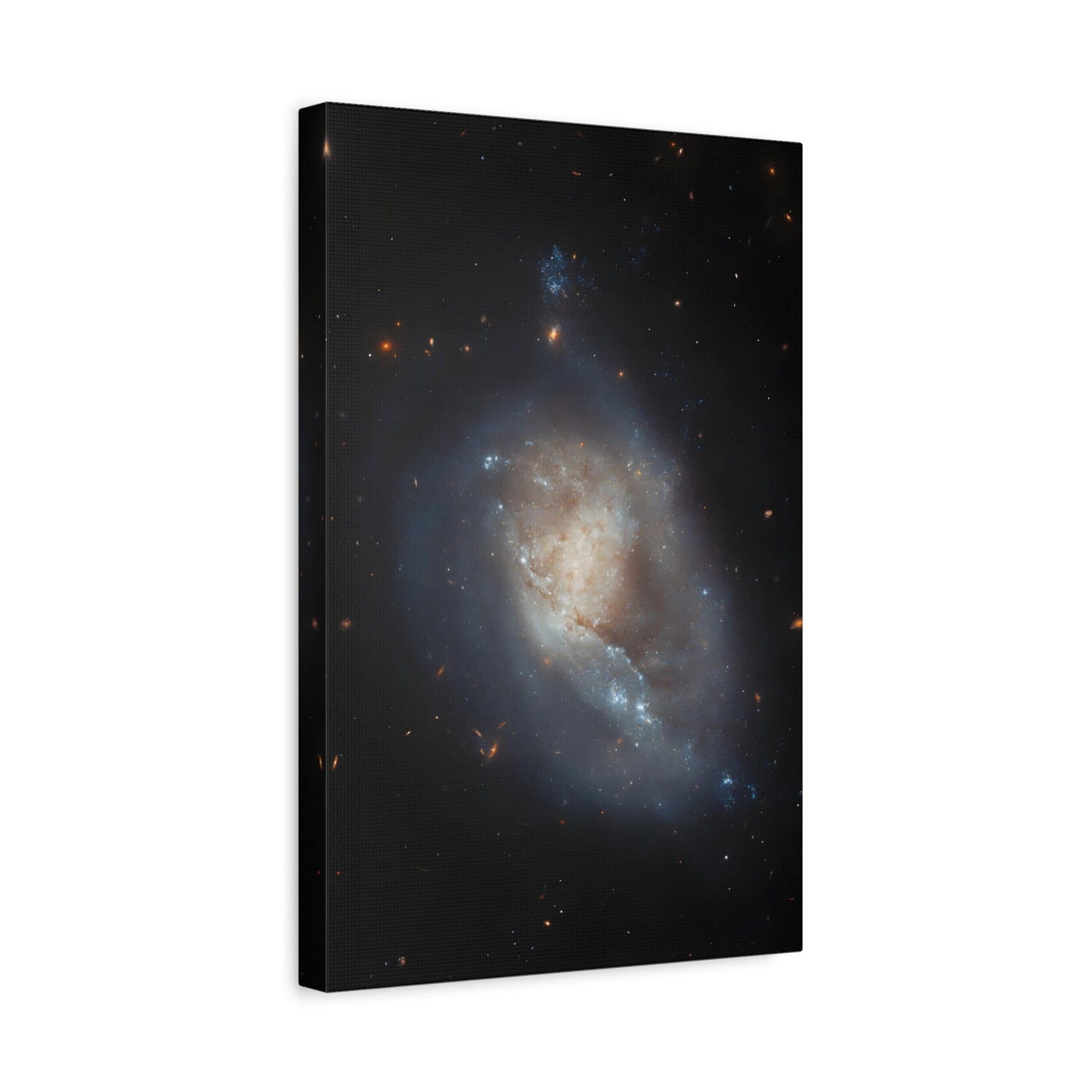 Spiral Galaxy Splendor Wall Art - Cosmic NASA Masterpiece Canvas Print