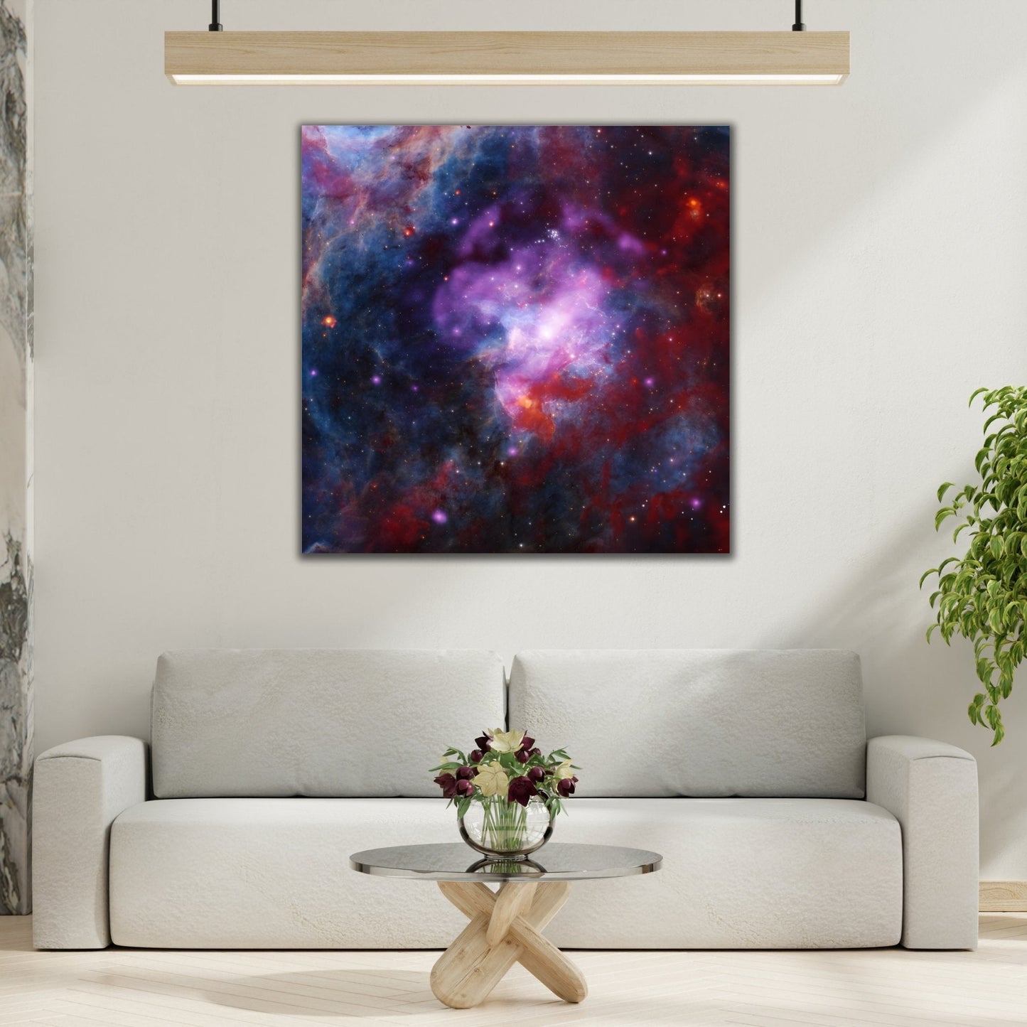 Square Framed NASA Canvas Prints - Spectacular Supernova Celestial Fireworks Deep Space Wall Art