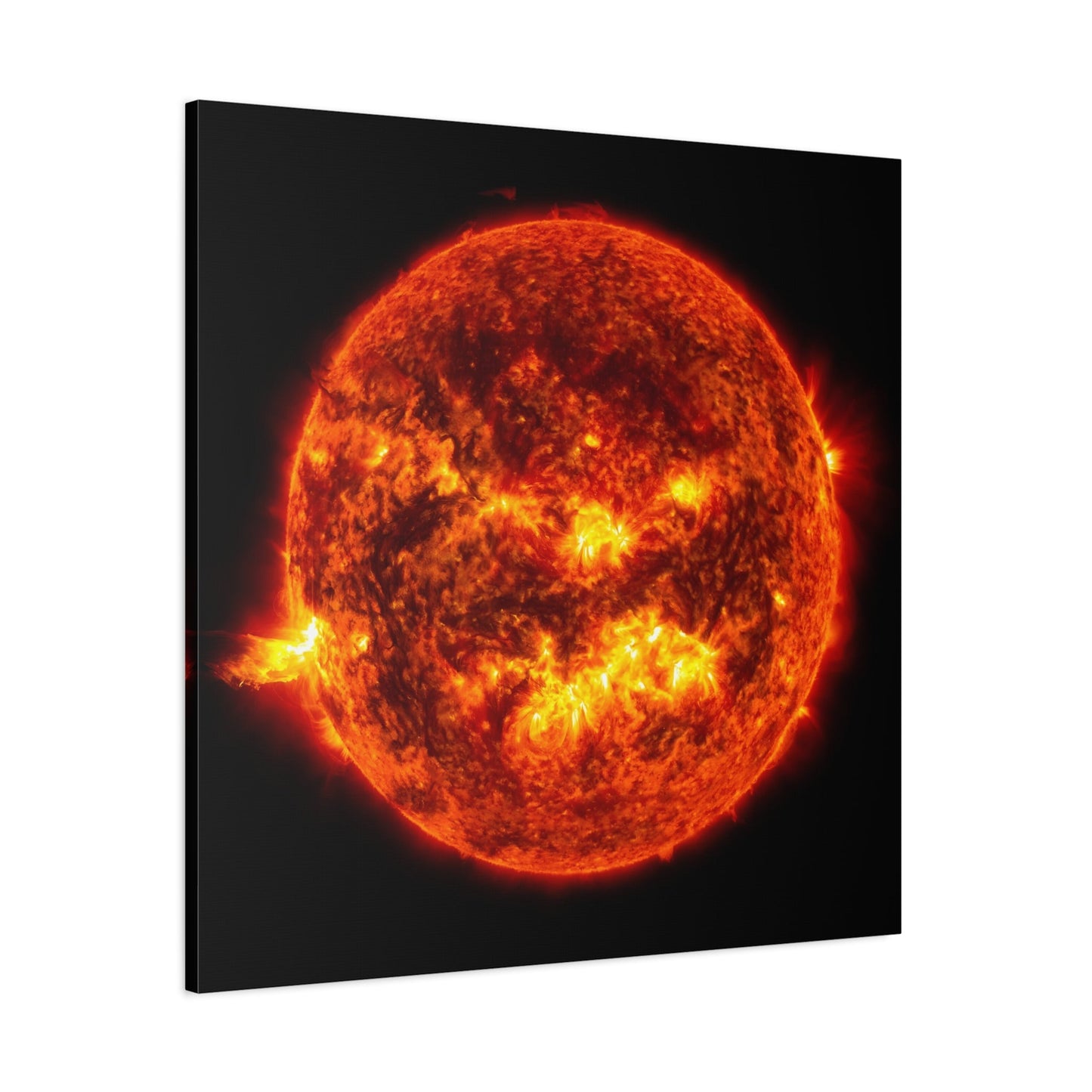 Canvas Wall Art NASA Print - Solar Flare Deep Space