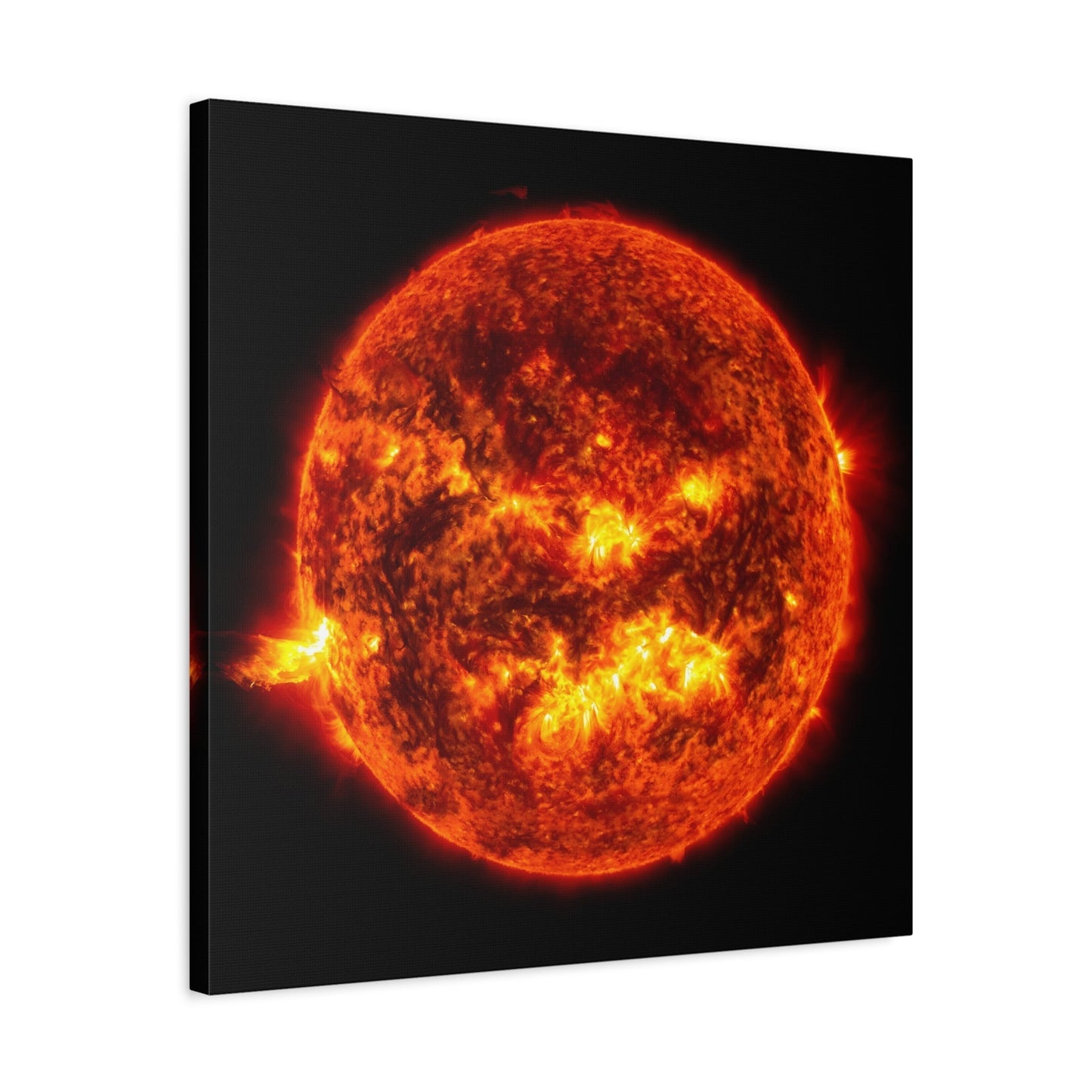 Canvas Wall Art NASA Print - Solar Flare Deep Space