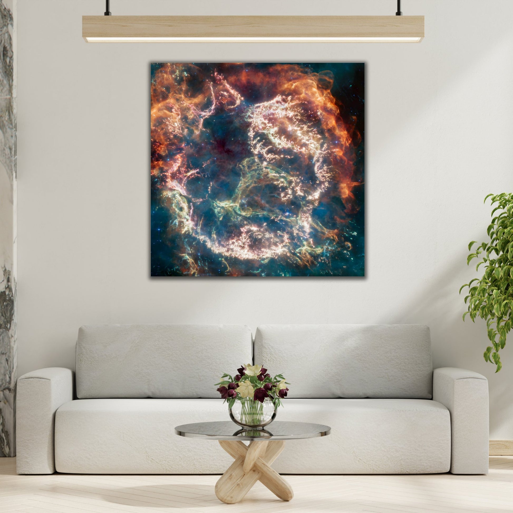 Supernova NASA Space Canvas Wall Art Prints - Webb Telescope Supernova Cassiopeia A