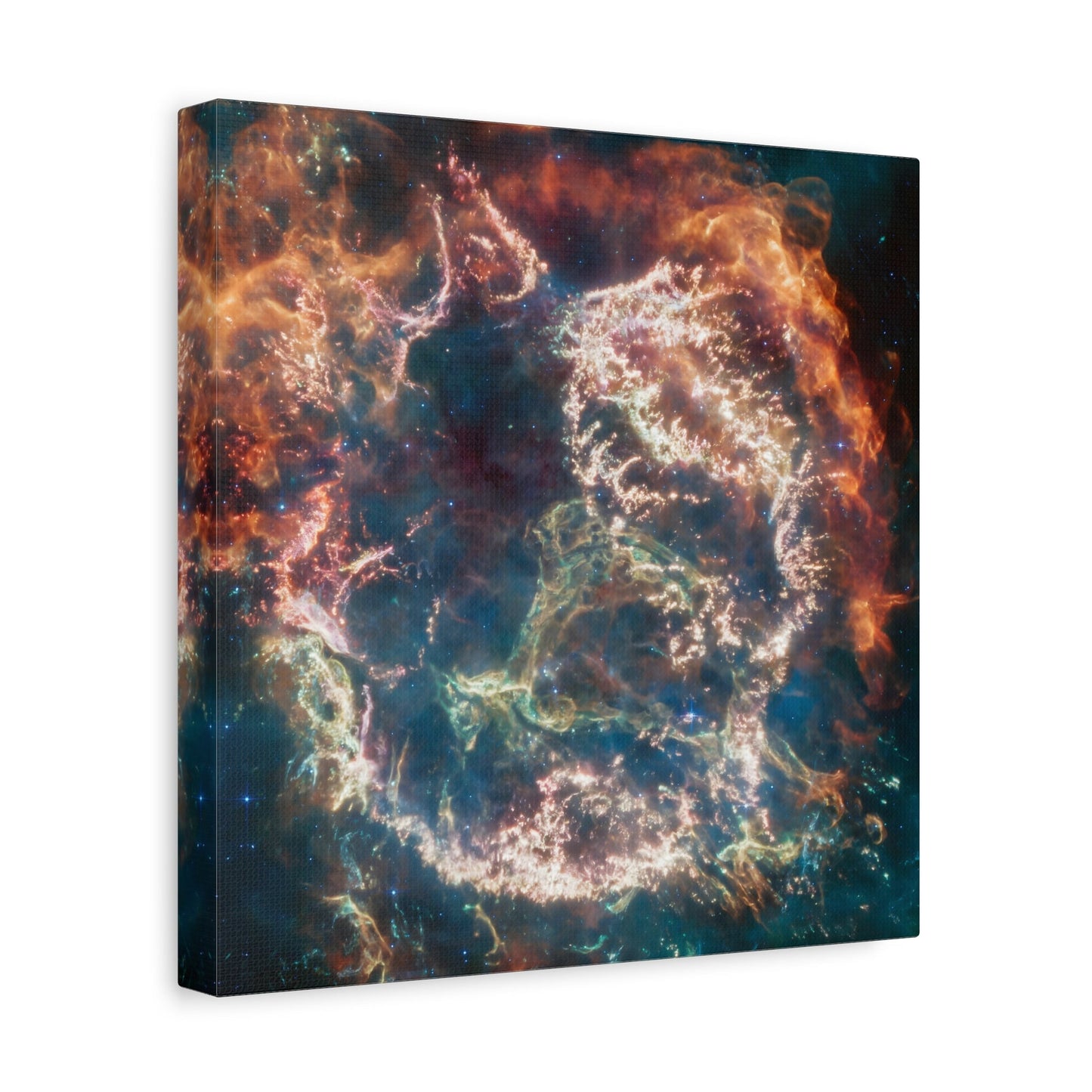 Supernova NASA Space Canvas Wall Art Prints - Webb Telescope Supernova Cassiopeia A